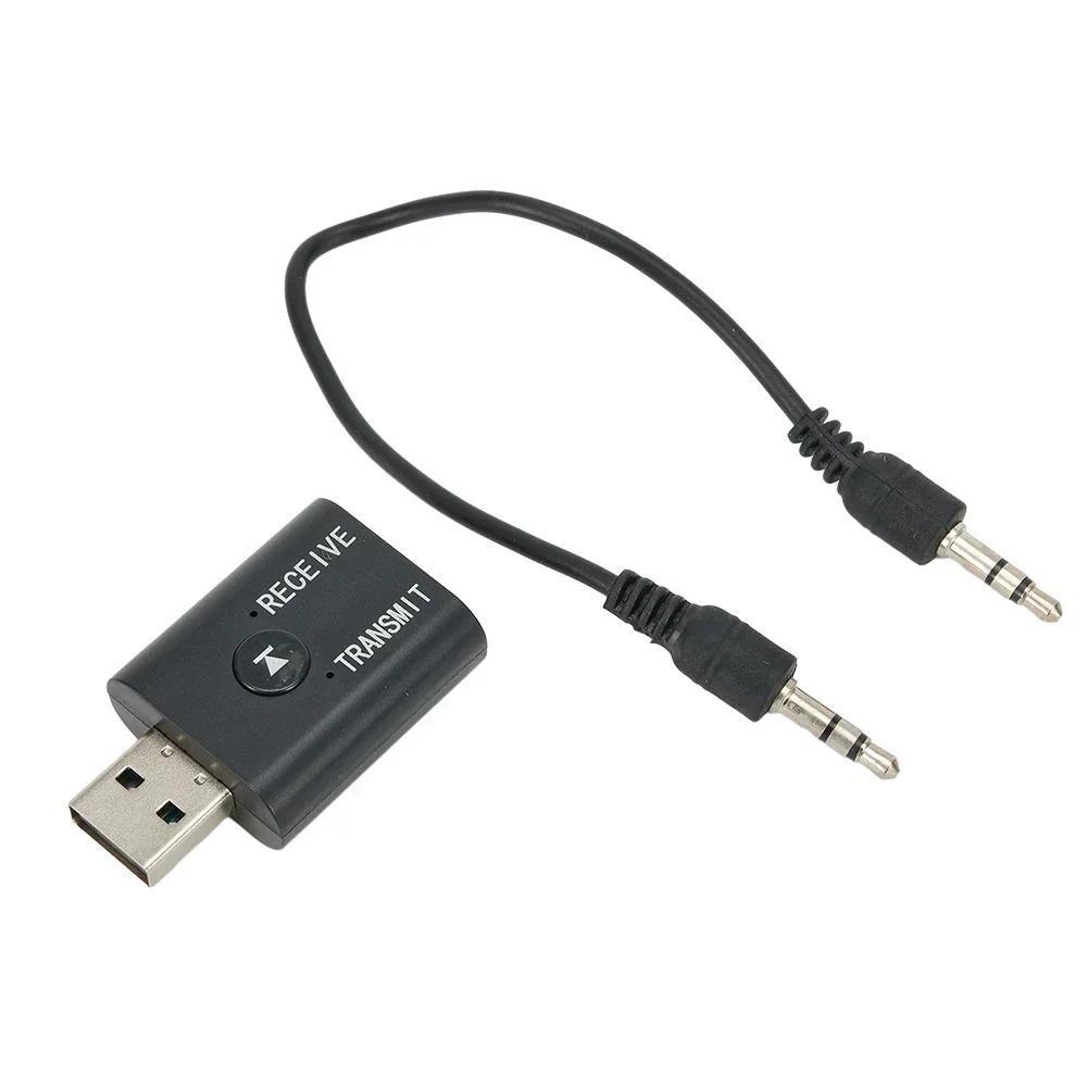 Transmitter Receiver 2 IN 1 Wireless Audio 3.5mm USB Aux Adapter USB 5.0 Bluetooths Receiver Adapter Audio Wireless Transmitter