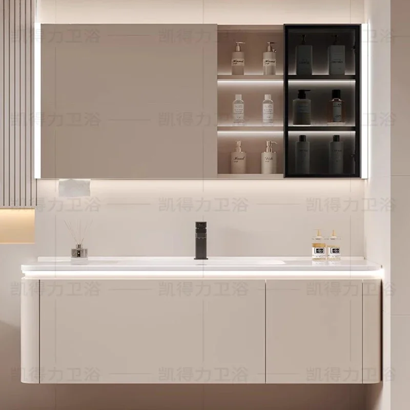 Bathroom Column Storage Cabinet Washbasin Closed Multifunction Home Furniture Sink Base Open Meuble De Rangement Kitchen Design