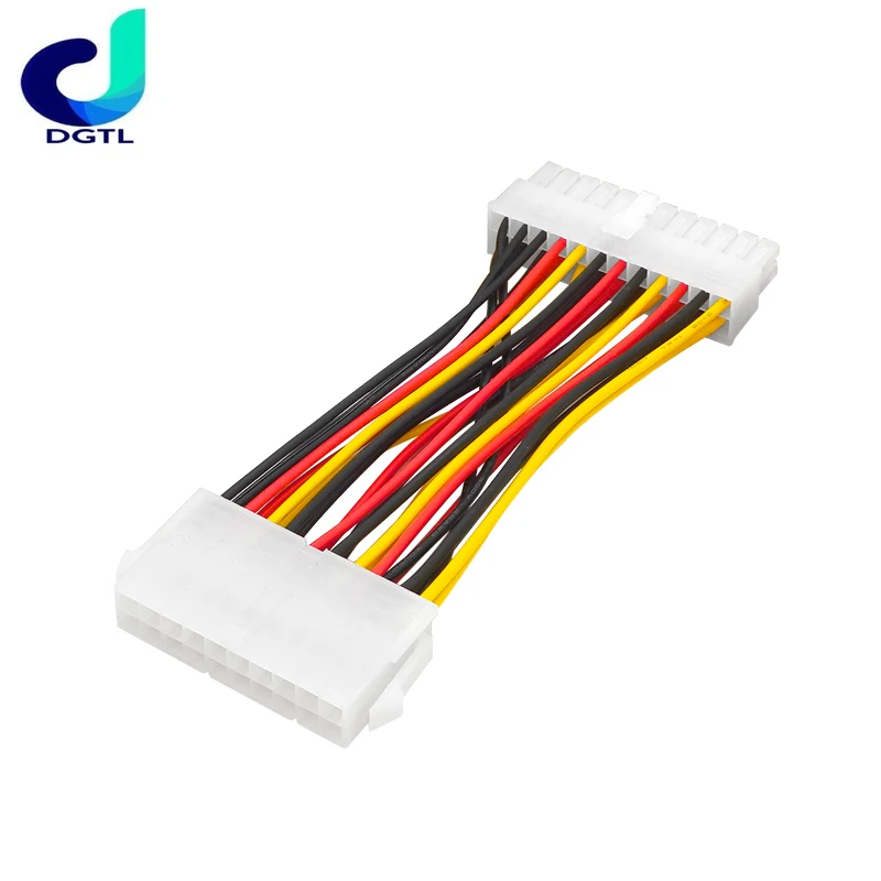 Hot sale E-ATX 20pin Male To 24pin Female M/F power supply adapter cable motherboard