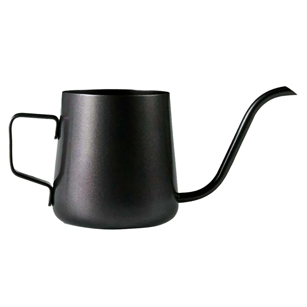 Moka Latte Jug Coffee Pot Stainless Kettle Tea Server Durable 240ml/350ml