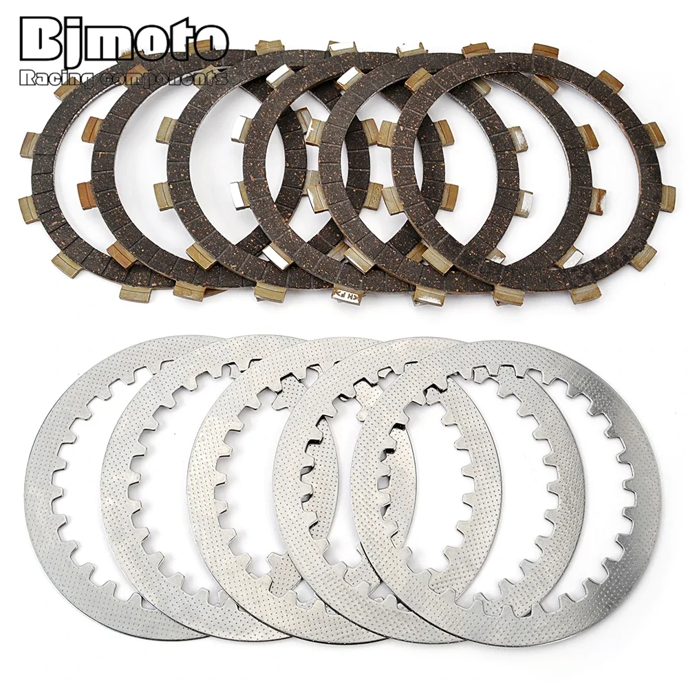 Clutch Friction Plates For Yamaha SR250 SR250G SR250H SR250TH TT250G TT250H TT250J / XT250 XT250H XT250G XT250J XT250K XT250KC