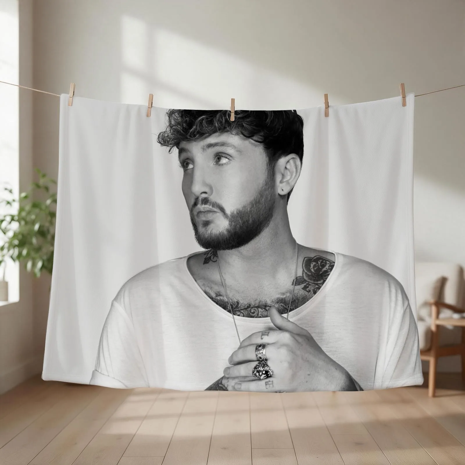 Fivebu Show James The You American Tour 2019 Throw Blanket couch cozy soft plush fuzzy picnic outdoor blanket