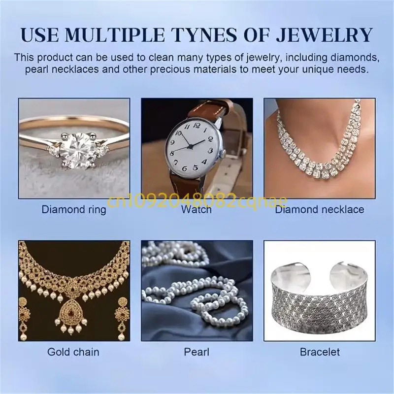Premium Jewelry Cleaning Solution Effectively Removes Oxidation From Silver Items