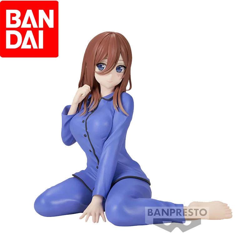 

Официальная фигурка BANDAI The Quintessential Quintuplets Relax Time Miku Nakano, материал ПВХ, высота около 12 см.
