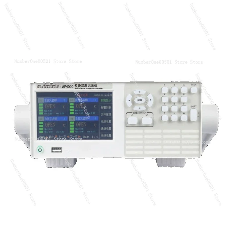AF4008 3016 Multi Channel Temperature Tester Recorder 8 16 Multi Point Inspection Electronic Temperature Monitoring Tool
