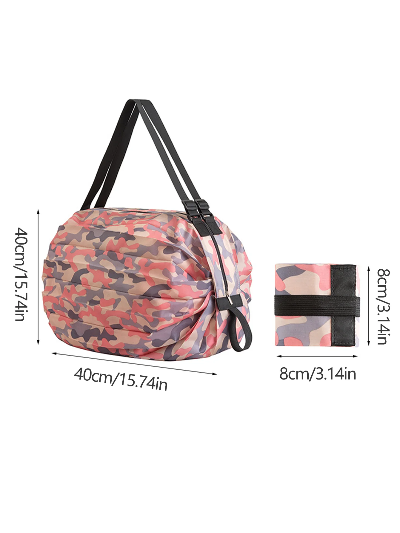 Portable Waterproof And Foldable  Mommy Storage Bag  Suitable For Travel And Shopping