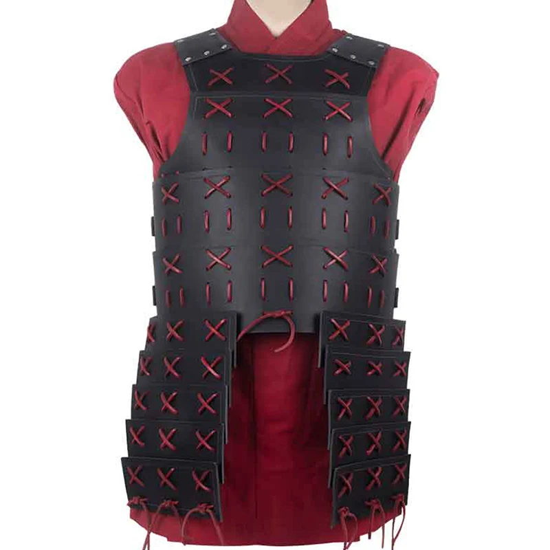 Medievale Ronin Samurai corpo in pelle armatura torace Viking Knight Costume Cosplay Cuirass Steampunk pettorale fantasia LARP puntelli