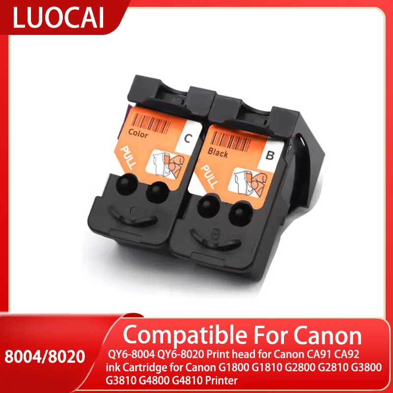 

QY6-8004 QY6-8020 Печатающая головка для картриджа Canon CA91 CA92 для принтера Canon G1800 G1810 G2800 G2810 G3800 G3810 G4810