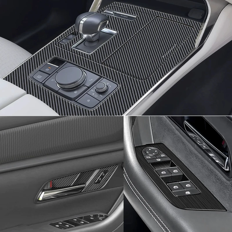 

Для Mazda CX-60 CX60 2022-2024 CX90 CX80 2024 2025 abs коробка передач панель переключения передач накладки оконный переключатель кнопка подъема крышка накладка