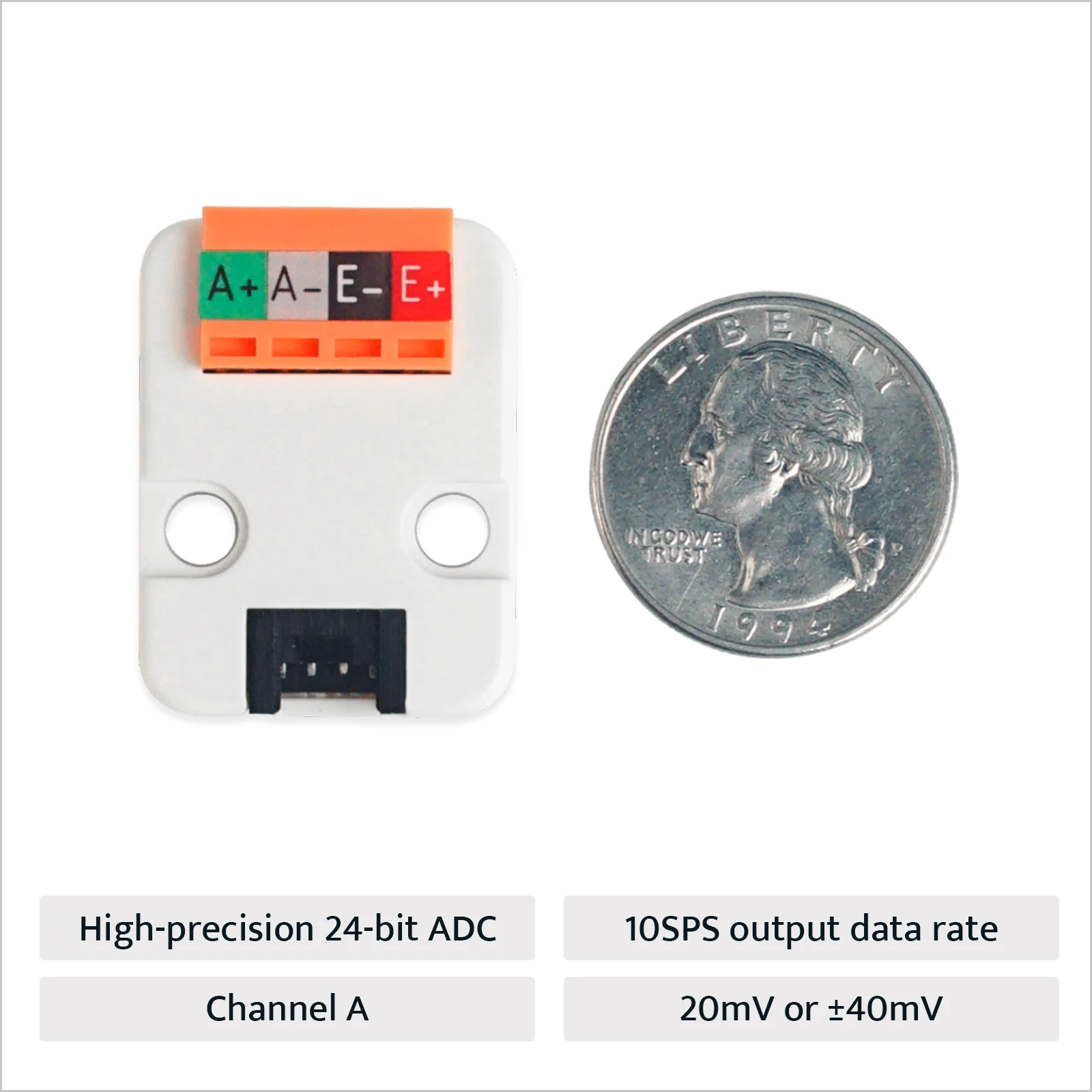 Oficjalny wzmacniacz ogniwa obciążnikowego M5Stack Mini Weight Unit (HX711). — zdjęcie produktu 4