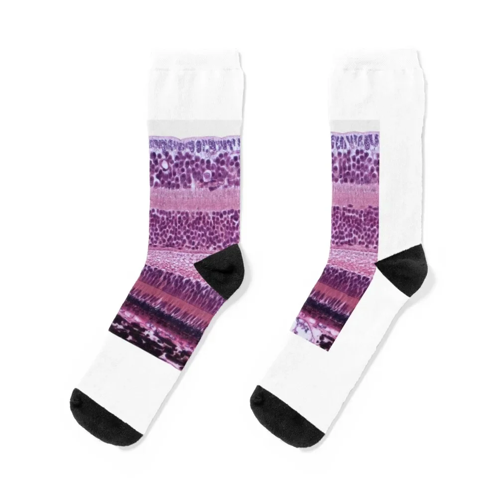 

Retina, light micrograph (C023/8273) Socks crazy winter thermal Boy Child Socks Women's