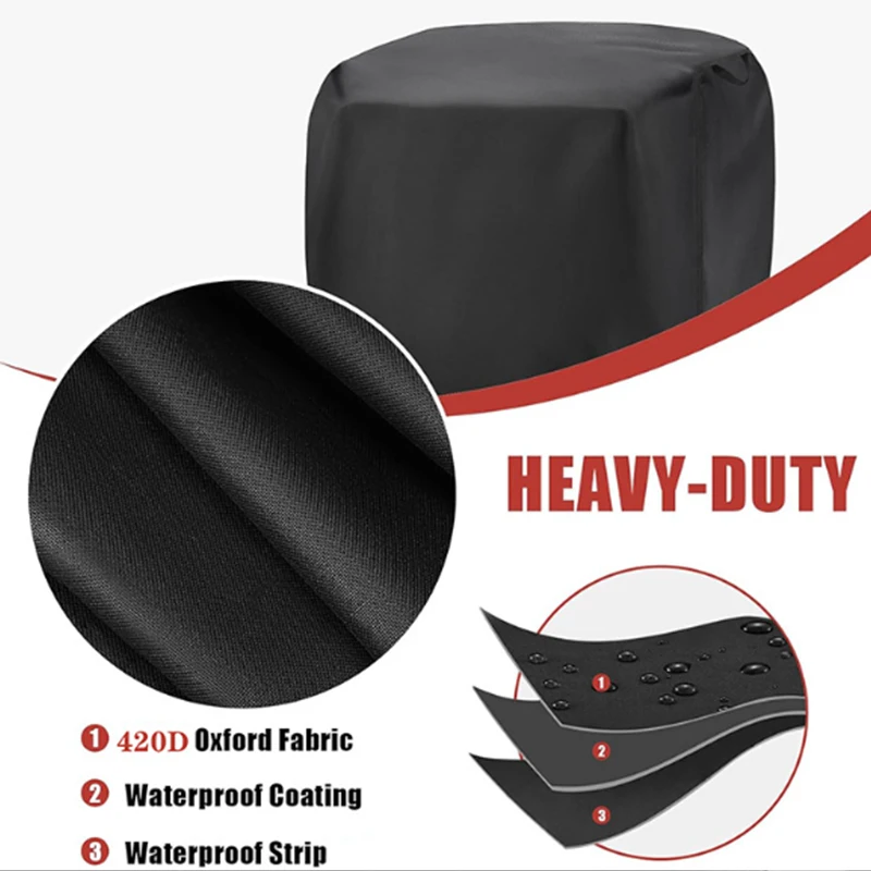Outdoor Bbq Camping Oven Case: 420D Oxford Fabric Pizza Oven Cove Waterproof with Adjustable Drawstring