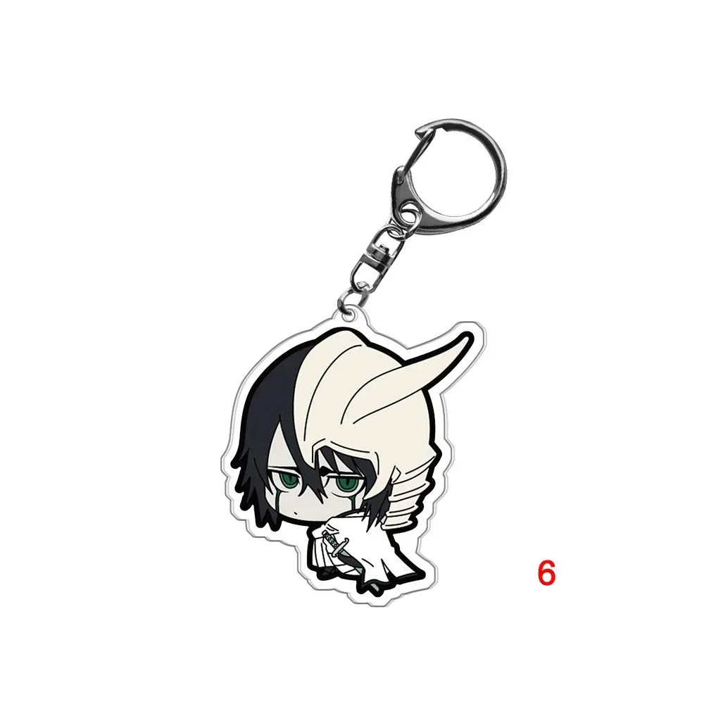 6CM Anime Bleach Acrylic Keychain Stand Model Ornament Accessories Goods Christmas Gifts