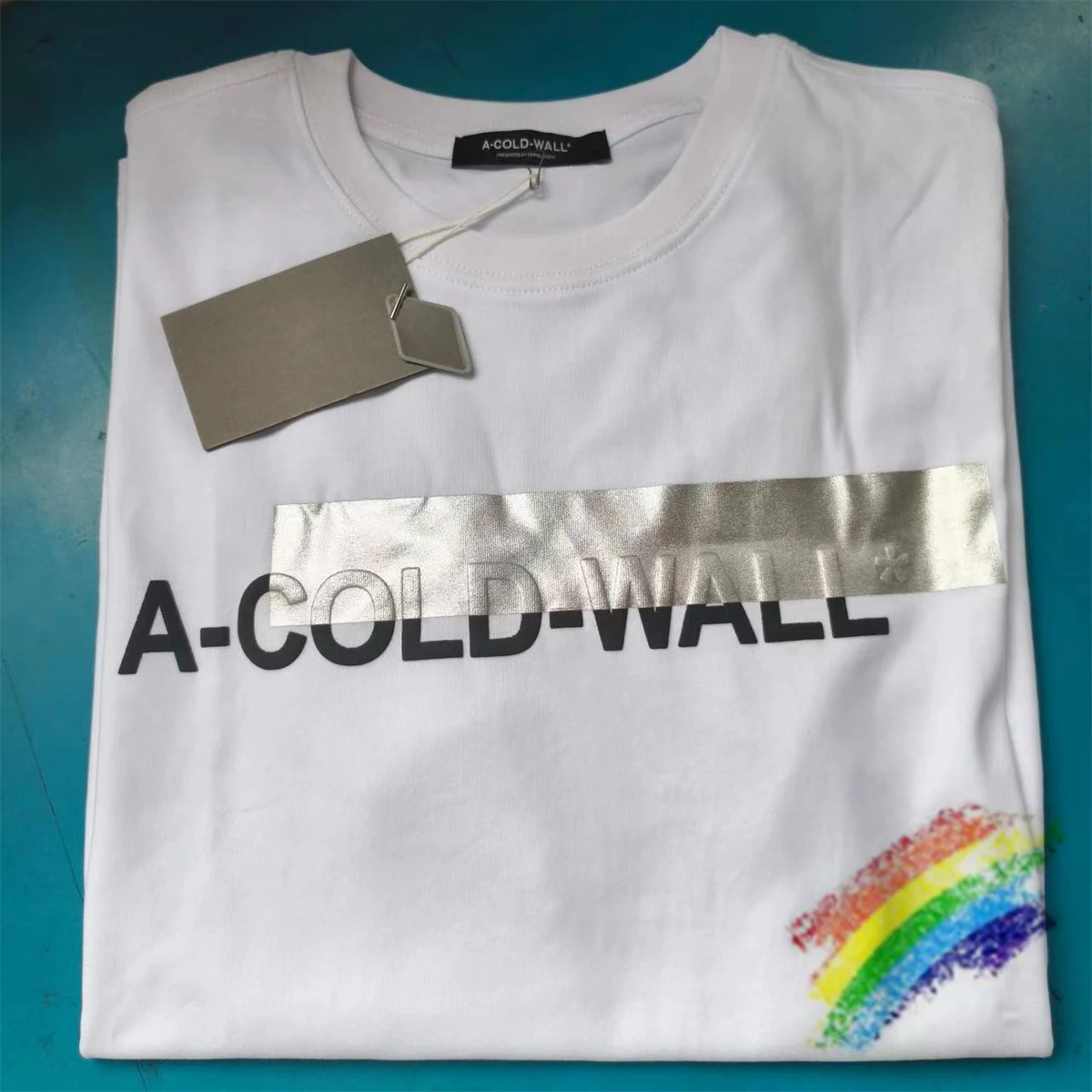 

White A COLD WALL* T Shirt Industrial Style Men Women Streetwear A-COLD-WALL T-Shirt ACW Top Tee