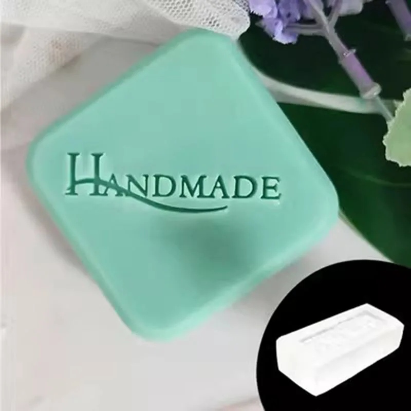 Mini English Letter Series Transparent Acrylic Clear Custom Stamps for DIY Soap Making, Chapter Handmade Seal Supplies Tools Kit