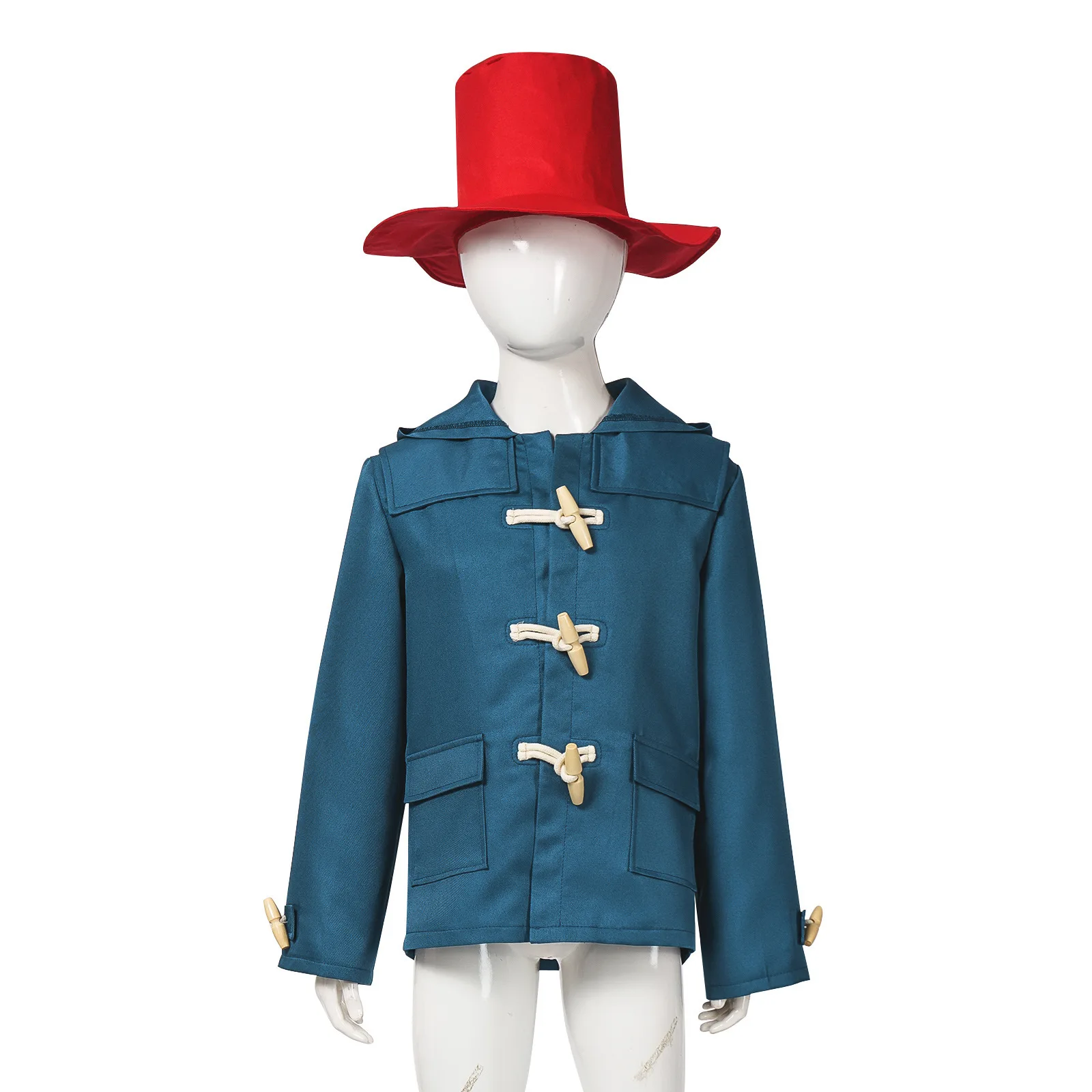 

Paddington Bear Costume Paddington Bear Cartoon Doll Set Movie Character Performance Costume