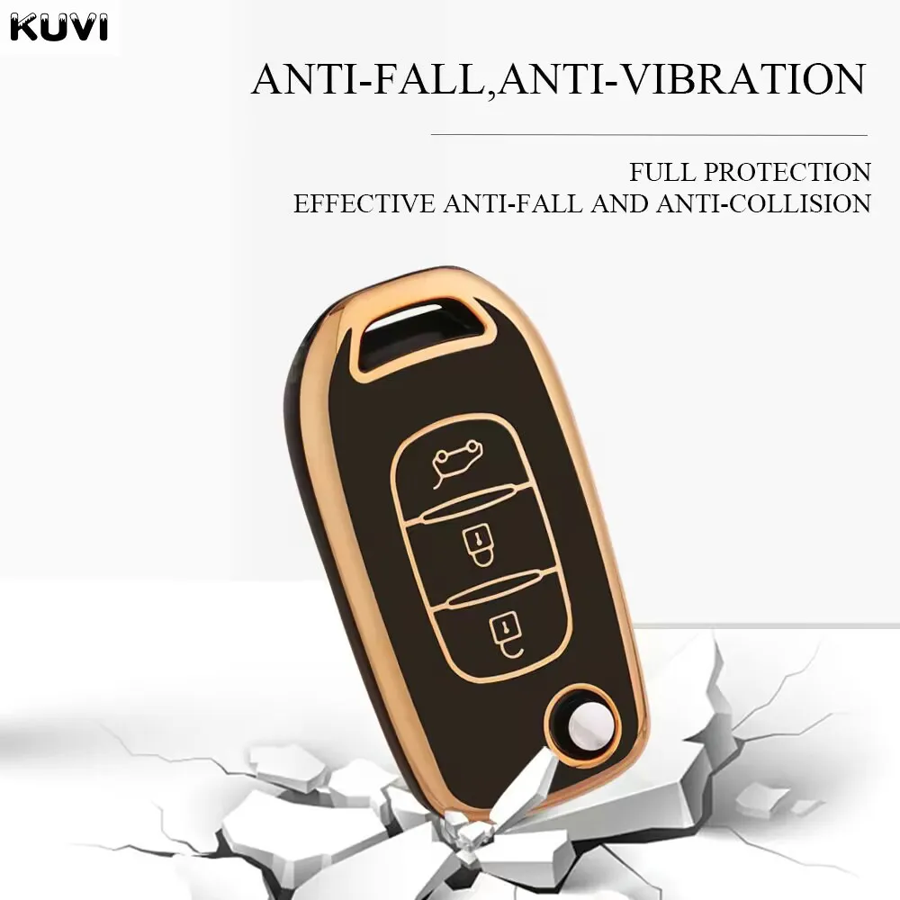 NEW TPU Car Key Case Cover Shell For Renault Kwid 2023 Kadjar Captur Megane Sandero Stepway Logan Clio 5 2022 Arkana 2020 2021