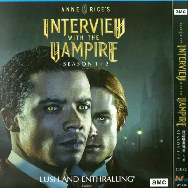 American Horror Fantasy TV Series Night Interview Vampire Season 1 and 2 BD Blu-ray High Definition 2 Disc