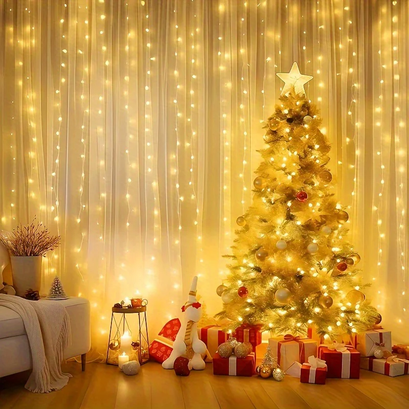 Светодиодная гирлянда-занавес  – обзор и цена Fairy Light Curtain