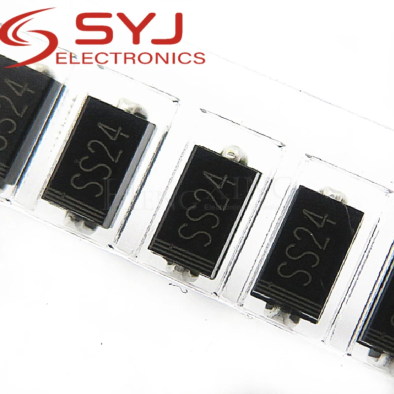 10piece SR240 Screen Printing: SS24 2A/40V DO-214AC SMD Schottky Diode Screen Printing