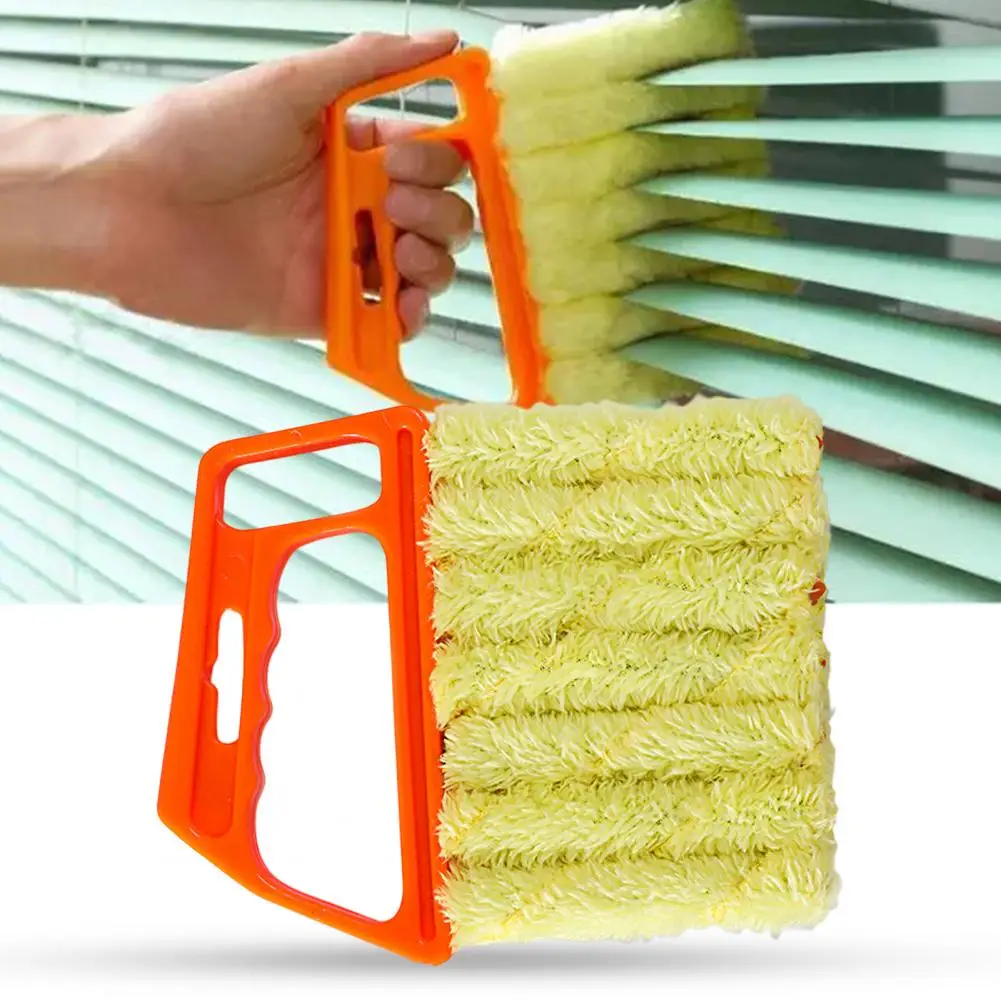 AC Vent Outlet Cleaning Brush Soft Anti-deformed Detachable Plush Clean Shutter Plastic Thick Fabric Louver Cleaner for Home