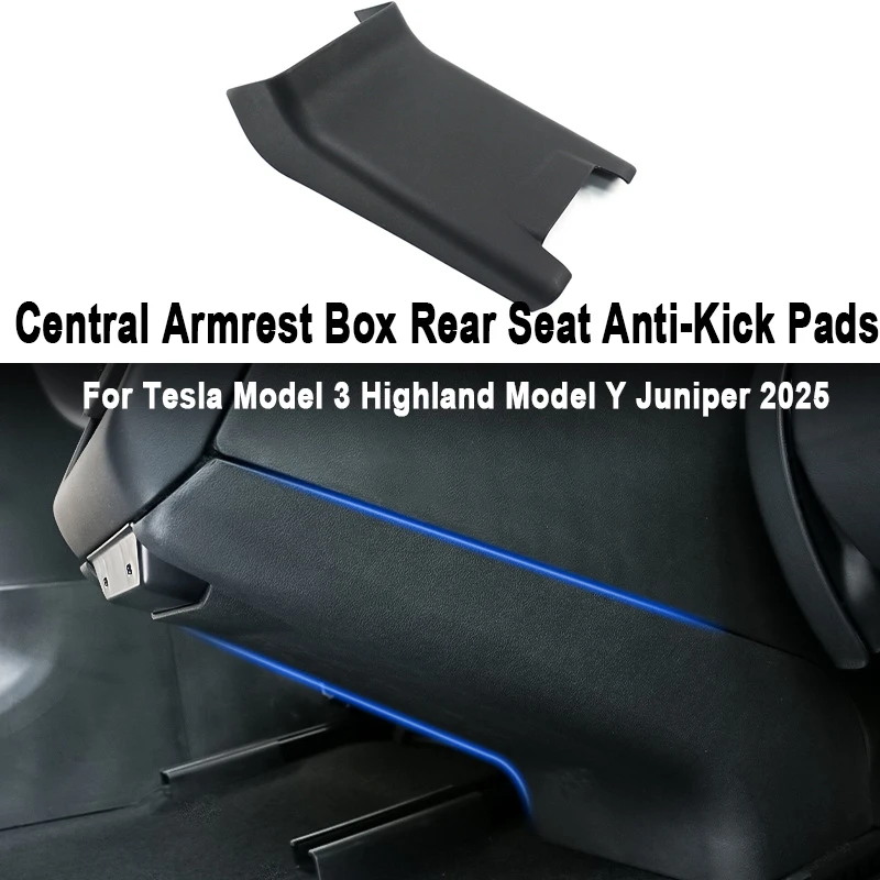 Rear Anti Kick Cover for Tesla New Model 3+ Highland 2024 Rear Air Outlet Vent Trim Panel Anti-Scratch Protective Sticker Decor