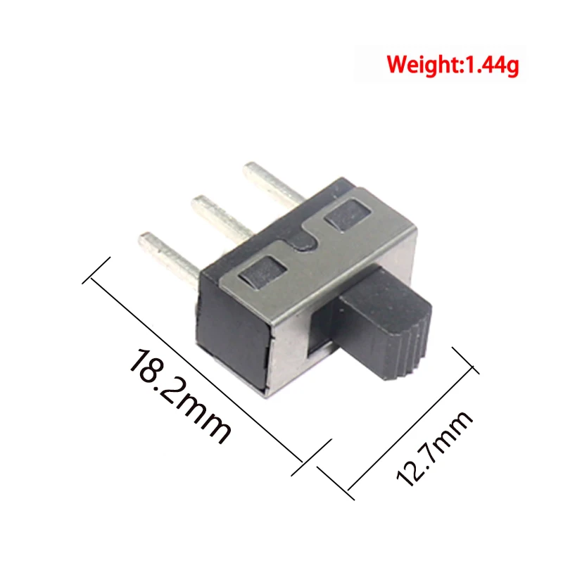 【30-10pcs】3Pins Straight Feet 1P2T Handle High 5mm Of 4.7mm 3A 250V SS12D10  SS12D06 Toggle Switch