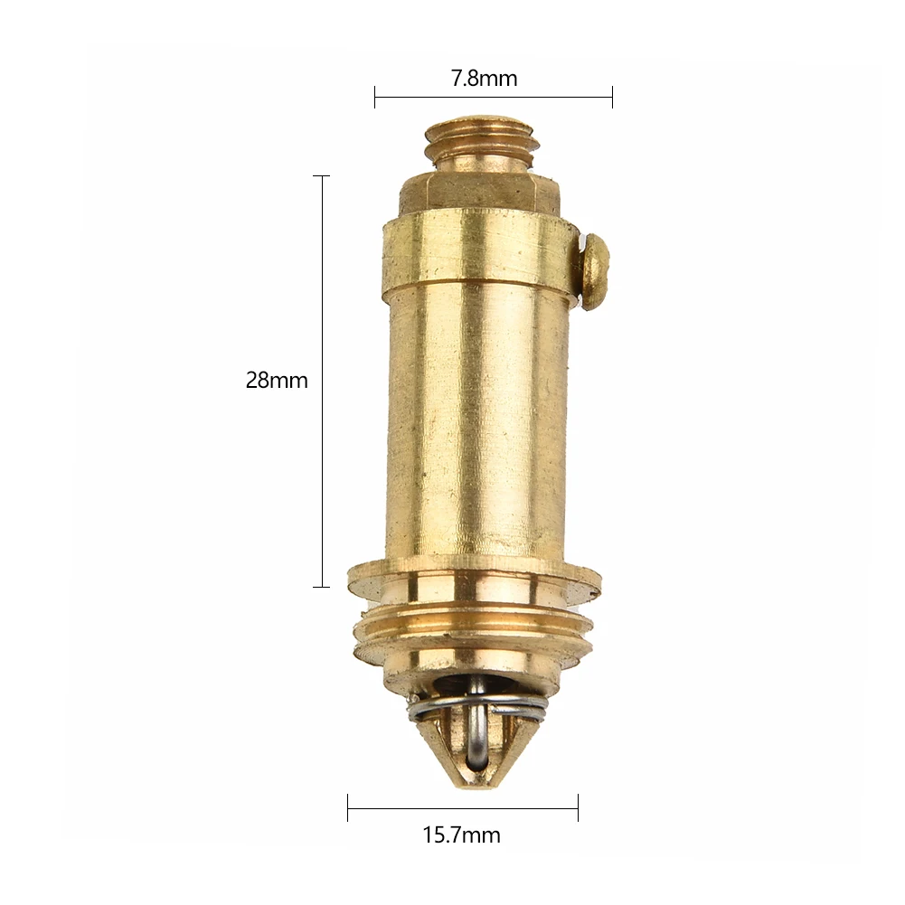 1/2pcs Spring Bounce Valve Brass Basin Sink Bath Replacement Waste Easy Up Click Clack Bolt Spring Mechanism Part