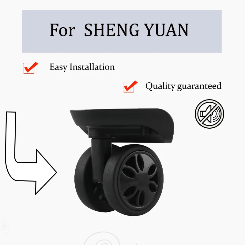 For SHENG YUAN C-16 Replacement Durable Luggage Rollers - 360°Silent Swivel RollersEasy To Lnstall Luggage RepairMakes Traveling