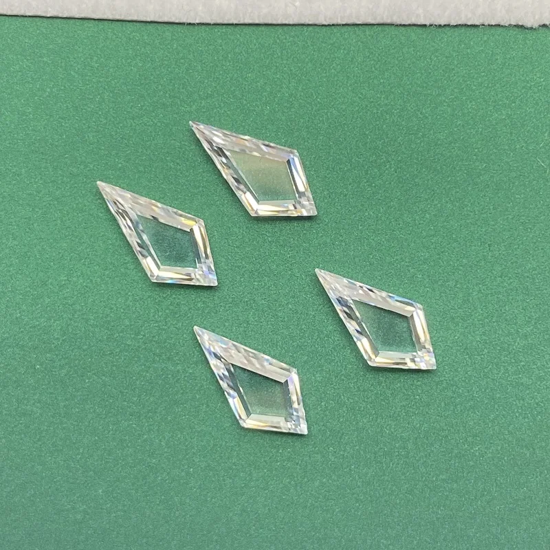 Imagem -06 - Teste Branco do Diamante da Passagem da Cor Vvs1 da Pedra d de Moissanite do Pipa com Código do Laser do Relatório de Gra para a Fatura da Jóia