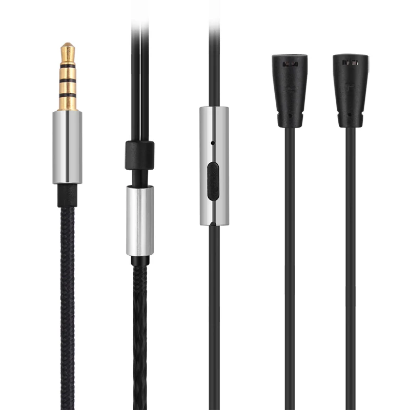 New!! Sennheiser i80 ie8i ie8 i80sヘッドフォン用occナイロンオーディオケーブル