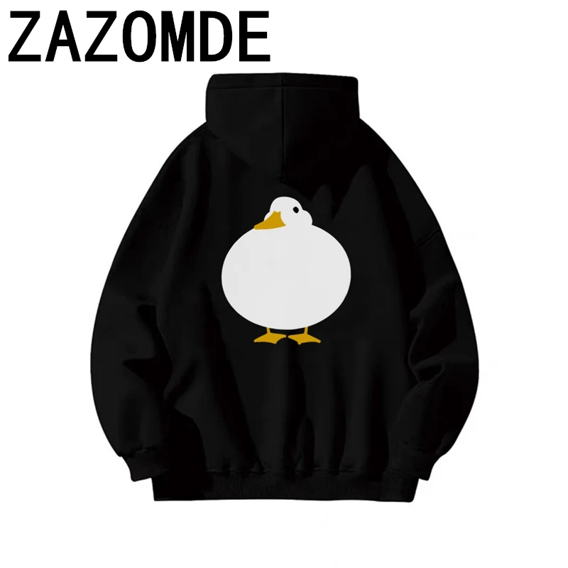 

ZAZOMDE Autumn Winter Print Hoodie Men Sweatshirt Hoody Loose Casual Hooded Fashion Hip Hop Sweatshirts High Street Clothes Men