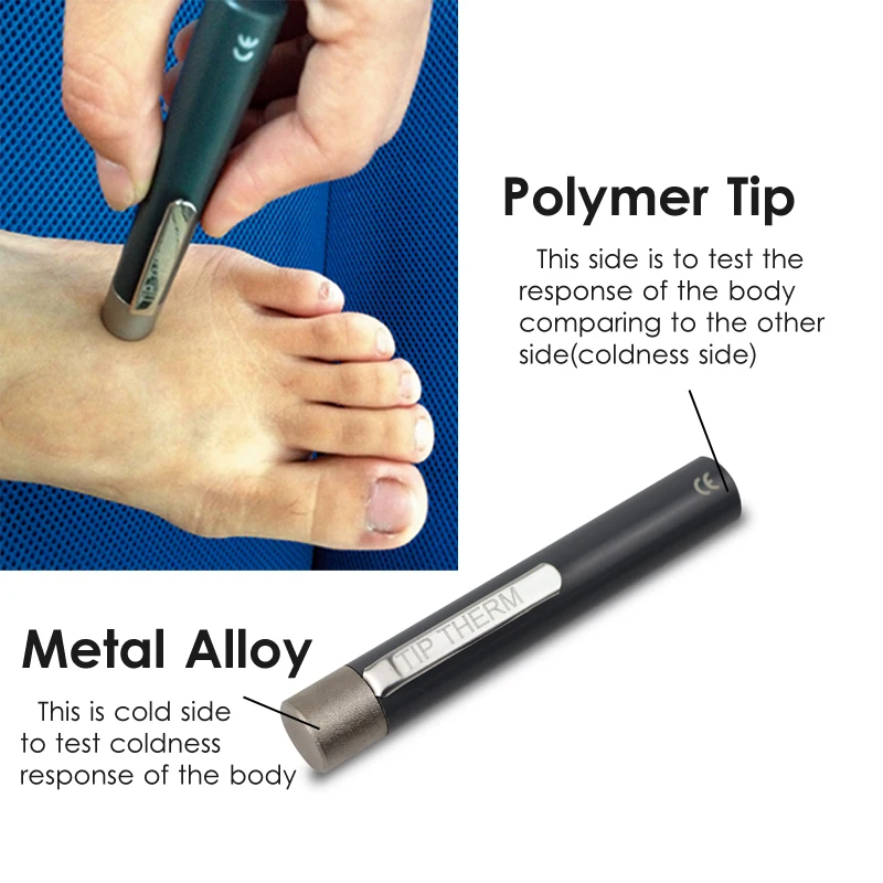 Medical Diabetic Sensory Neuropathy Tester Foot Nerve Thermometer Pen Endocrinological Diabetes Tip Therm Warm Cold Test Tool C3