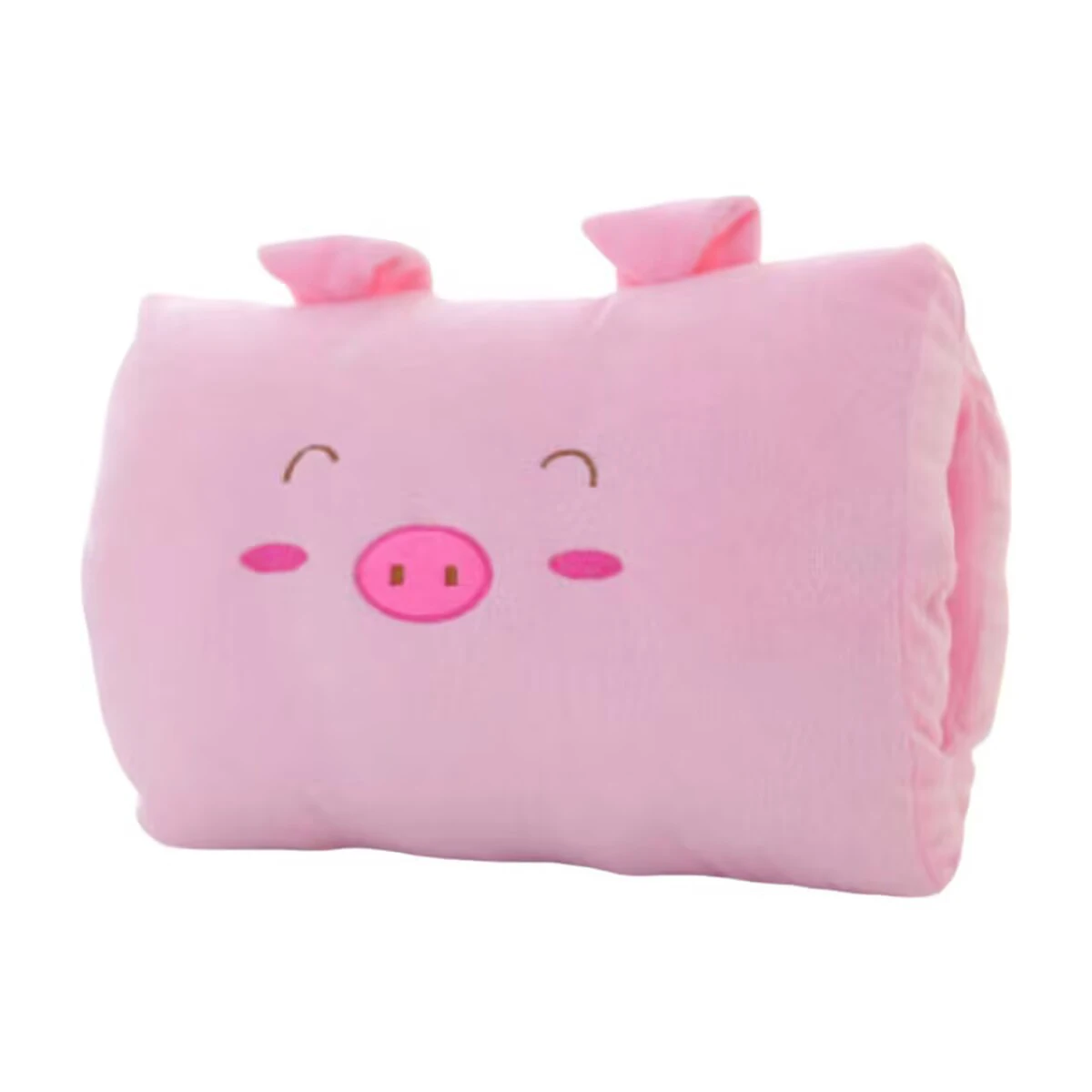 Morbido orso rosa Cuscini di peluche per bambini Scaldamani Guanti Adulti Cartoon Cuscini per pisolino Cuscini Scaldamani creativi Regalo di peluche