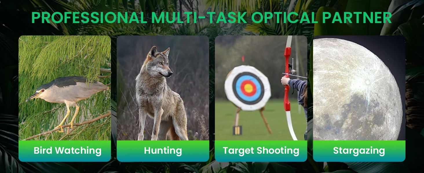 25-75x60 Teleskop-Spektiv Professionelles Leistungsstarkes Zoom-Monokular FMC BAK4 Langstrecken-Beobachtungsgerät für Zielschießen Jagd Vogelbeobachtung – Detail 6