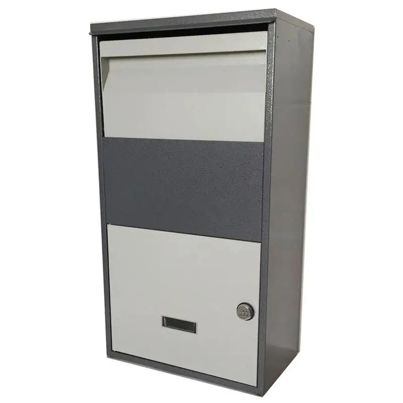 Waterproof External Metal Steel Wall-mounted Outdoor Locker Smart Parcel Mailbox Package Delivery Drop Box