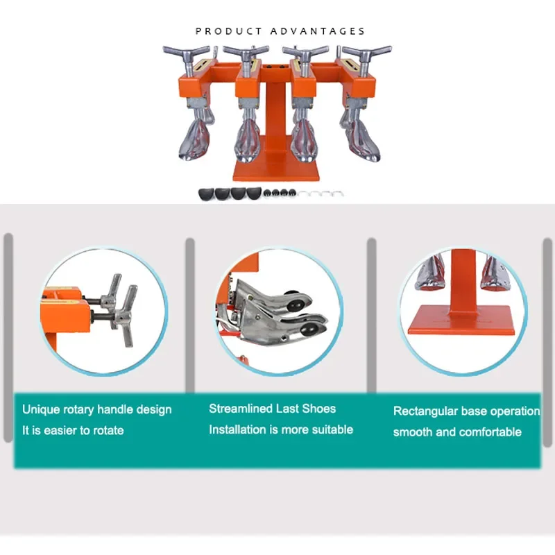 Imagem -03 - Galvanoplastia Sapatos Máquina de Expansão Maca de Sapato Última Expansão Sapato Expansor Ferramenta de Mão Duplo Dirigido