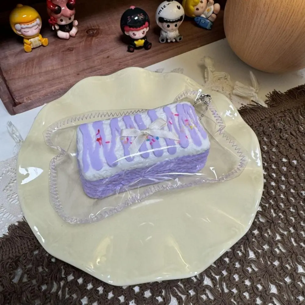 Gift Cute Cake Dessert Squeeze Toys Food Grade Silicone Sticky Decompressing Toy Funny Creative Squeeze Toy
