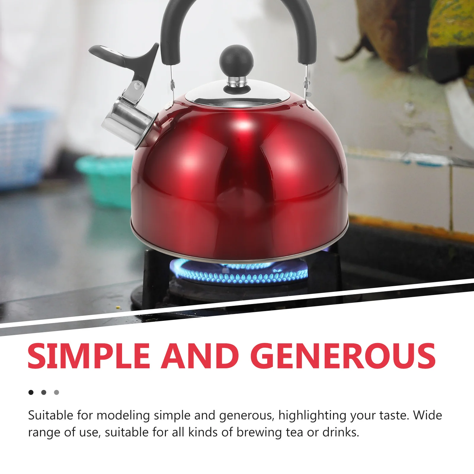 

Stainless Steel Teapot for Stovetop Water Kettle Whistling Whistle Kettles Teakettle