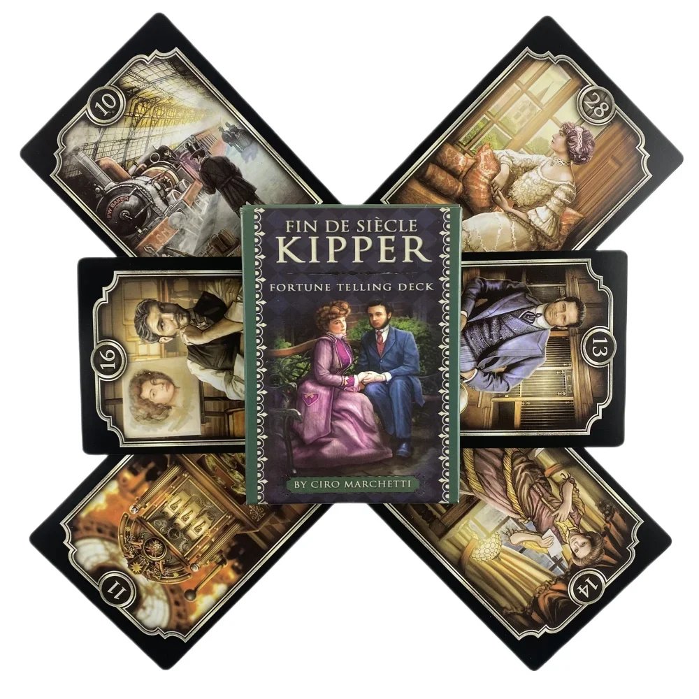 Fin De Siecle Kipper Fortune Telling Deck Oracle Cards Classic Wisdom Divination Visions Tarot Board Games Deck Party Edition