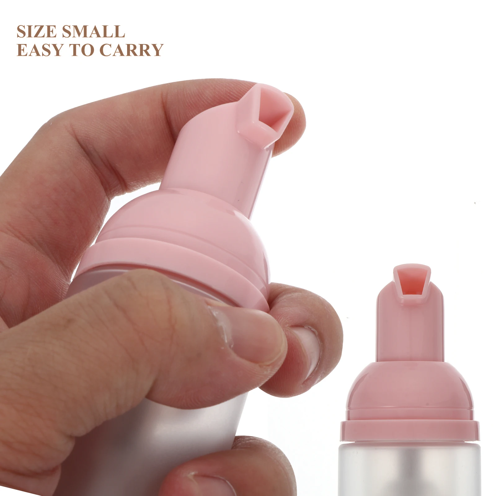 

3 Pcs Foaming Dispenser Bottle Travel Shampoo Handwashing Fluid Plastic Bottles for Miss
