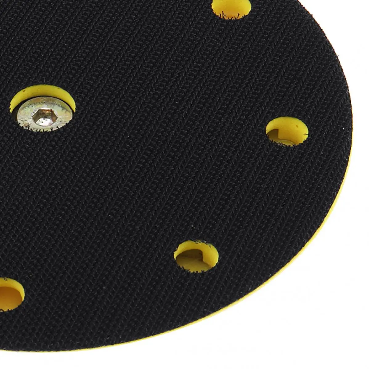 Tampone abrasivo a 9 fori da 6 pollici con supporto per levigatrice autoadesiva per levigatrice pneumatica s