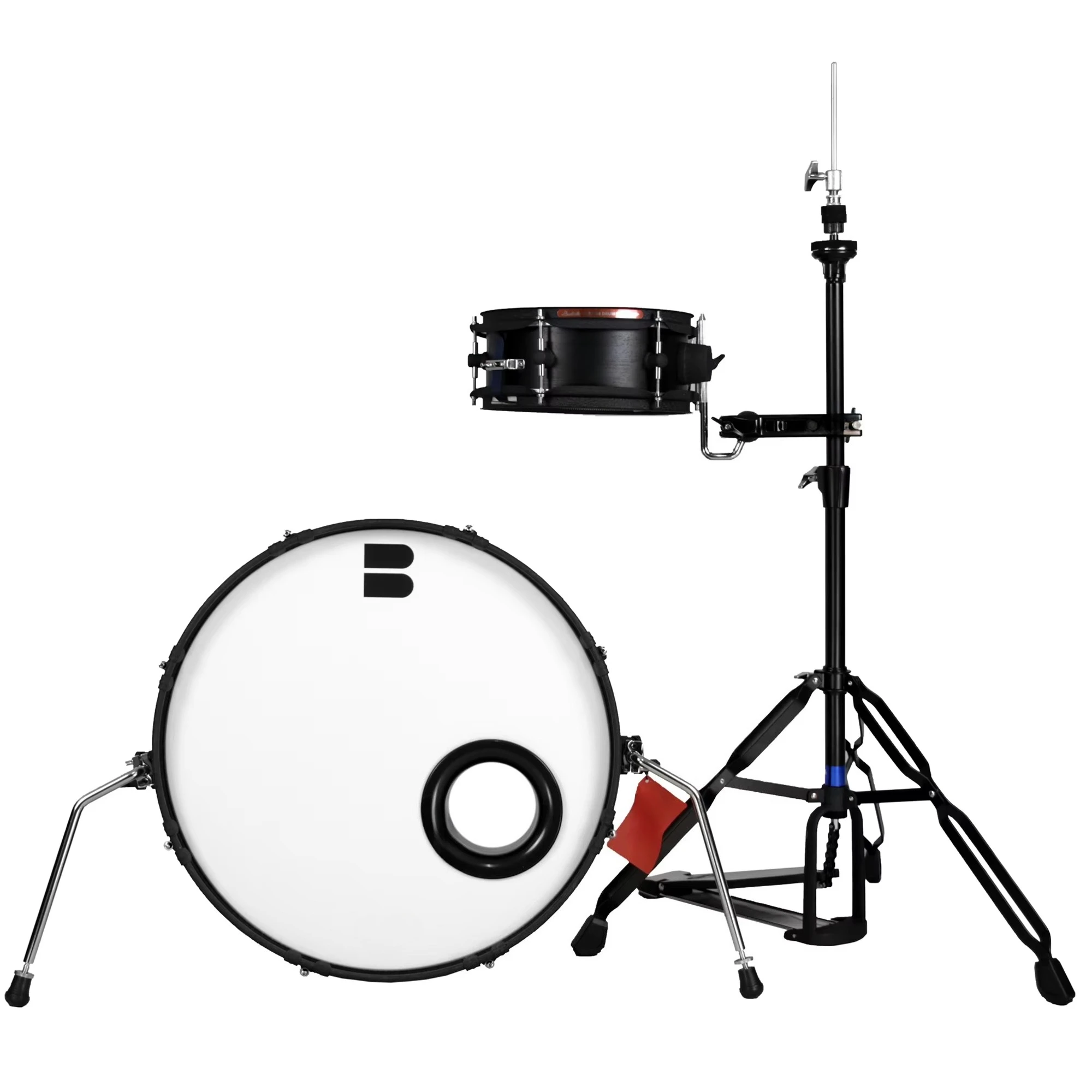 2Pcs/set Portable Birch Drum Set High Quality 20'' Bass 10'' Tom Drums Set with Cymbal Eco-friendly