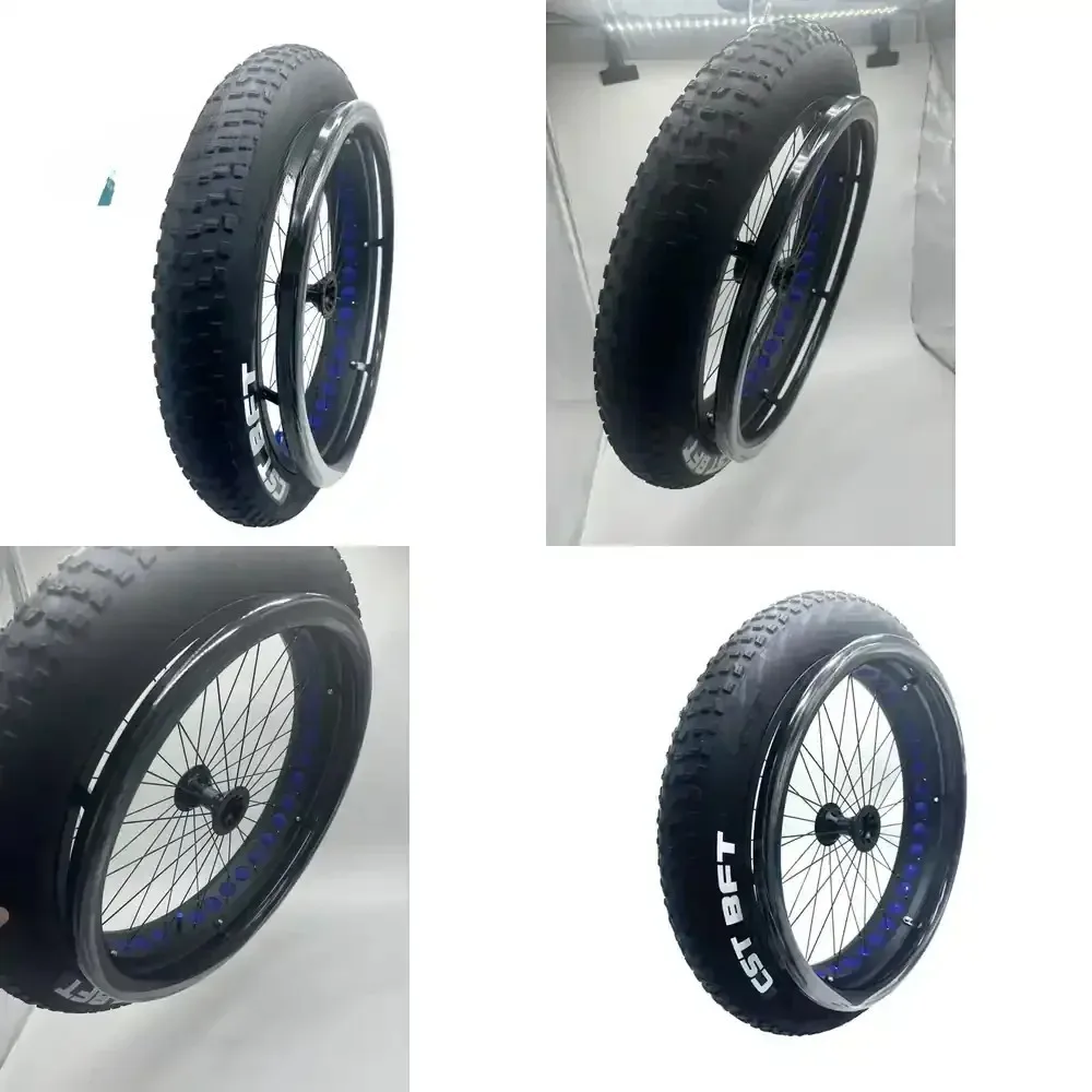 24 inch x 4.0 inch Beach Wheelchair Wheel for Fat Tire Mobility Chair Snow Wheel for All Terrain Wheelchair Parts for Outdoor