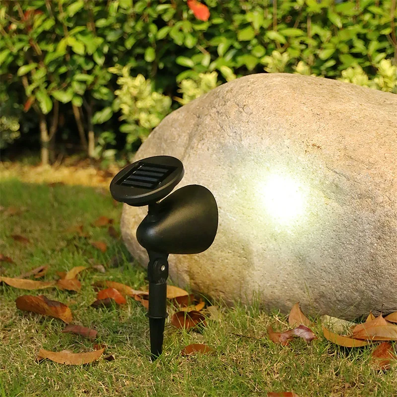 Solar Powered 4/7/9 LED Lamp Adjustable Solar Spotlight In-Ground IP65 Waterproof Landscape Wall Light Outdoor Lighting