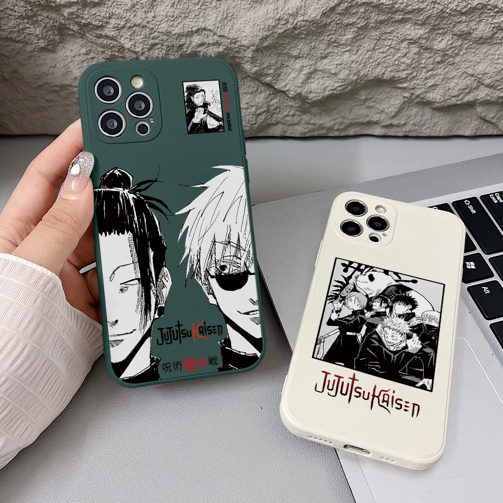 Hot Jujutsu Kaisen Phone Case for Samsung Galaxy S26 S25 S24 S23 S22 S21 Ultra Plus 5G S20 FE Note20 Straight Edge Soft Cover