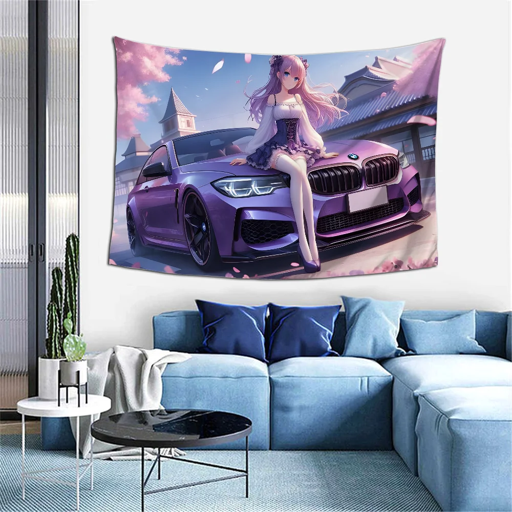 Cool supercar B-BMW Tapestry Decorate Wall Tapestry Cute Gift Flags