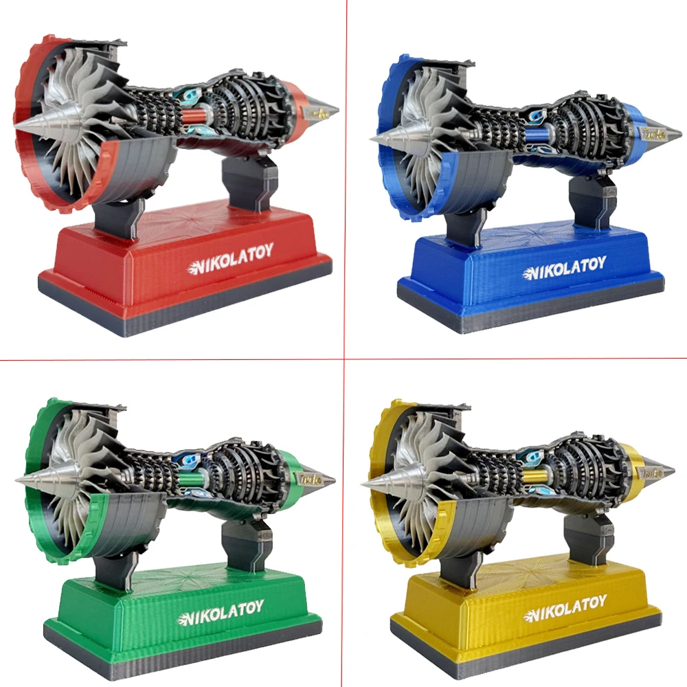 Start Trent900 Aircraft Turbofan Engine Model Wish Mini LED Light Toys