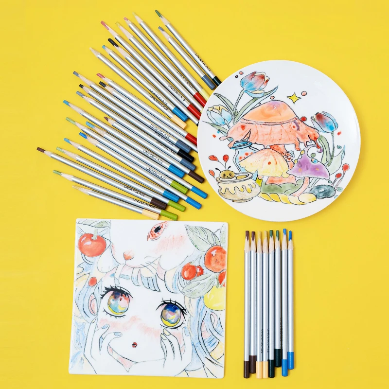 10 Color Pottery Art Underglaze Colored Pencils Hand-painted Chalk Pen Ceramic Pencil Pigment Clay Craft Coloring Tools