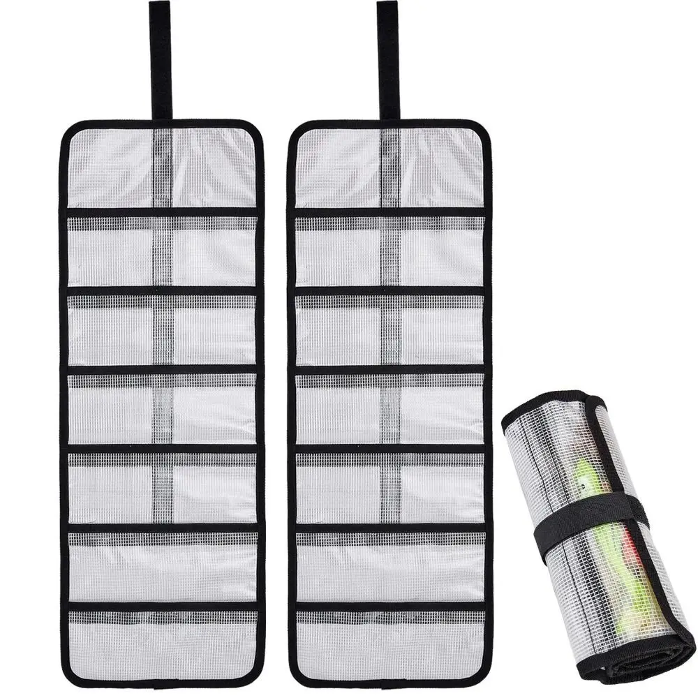 

Waterproof Fishing Lure Organizer Protective Wrap Lure Storage Fishing Bait Bags Roll Up PVC Tackle Organizer Bag